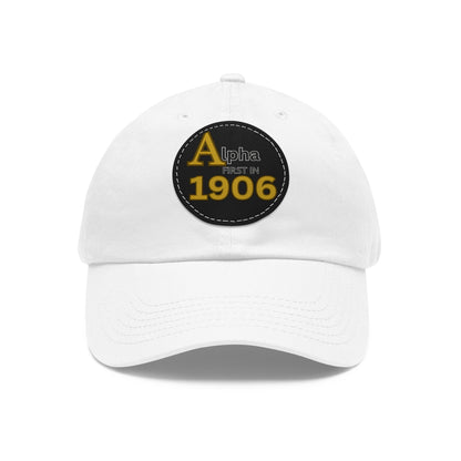 APA 1906 HAT WITH LEATHER PATCH (ROUND)