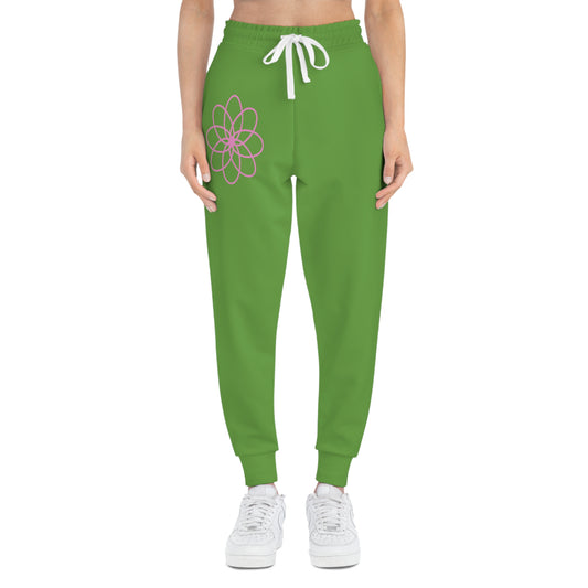 SPIRALS PINK GREEN RT JOGGERS