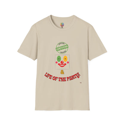CERTIFIED CLOWN SOFTSTYLE T-SHIRT UNISEX