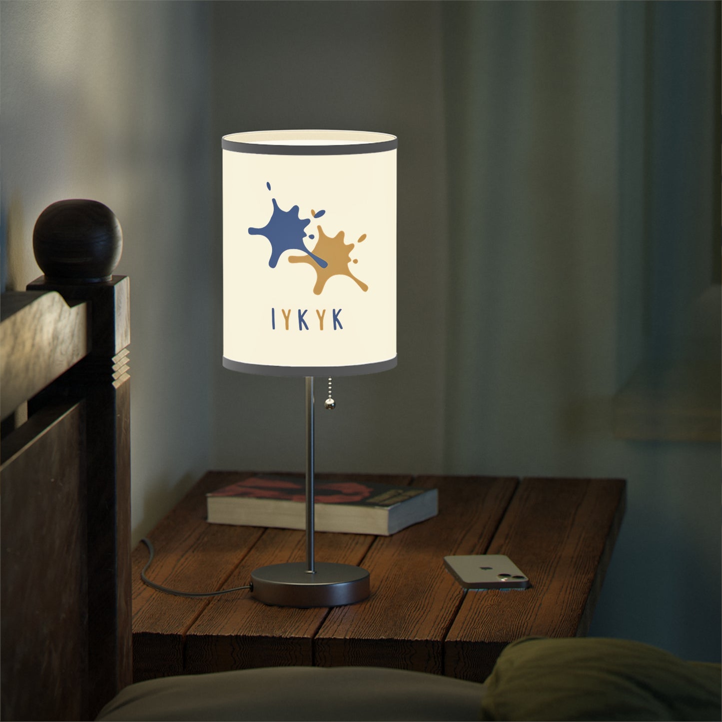 SGR PAINT SPLATTER LAMP ON A STAND, US|CA PLUG