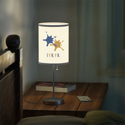SGR PAINT SPLATTER LAMP ON A STAND, US|CA PLUG