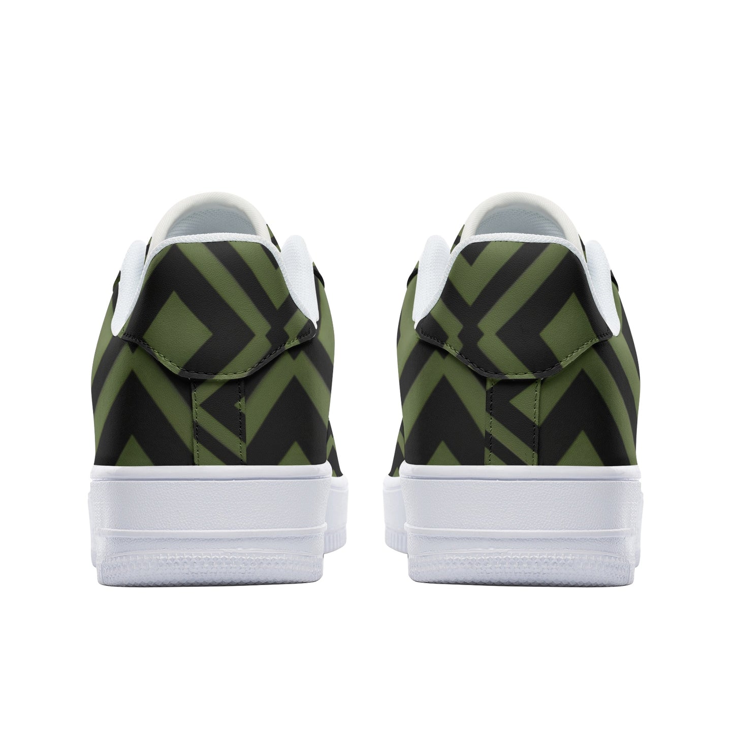 GREEN DIAMONDS UNISEX LEATHER SNEAKERS