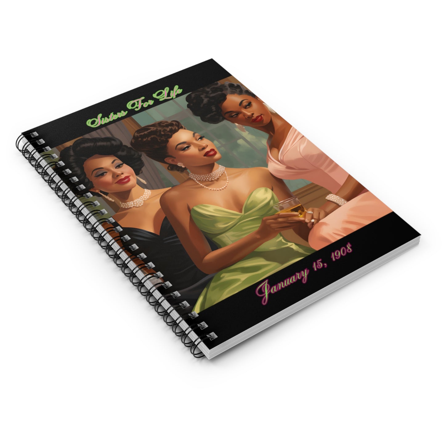 PAG SISTERS FOR LIFE SPIRAL NOTEBOOK - RULED LINE