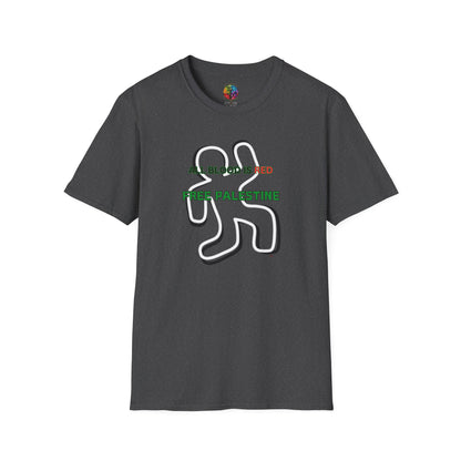 PALESTINE BLOOD RED T-SHIRT UNISEX