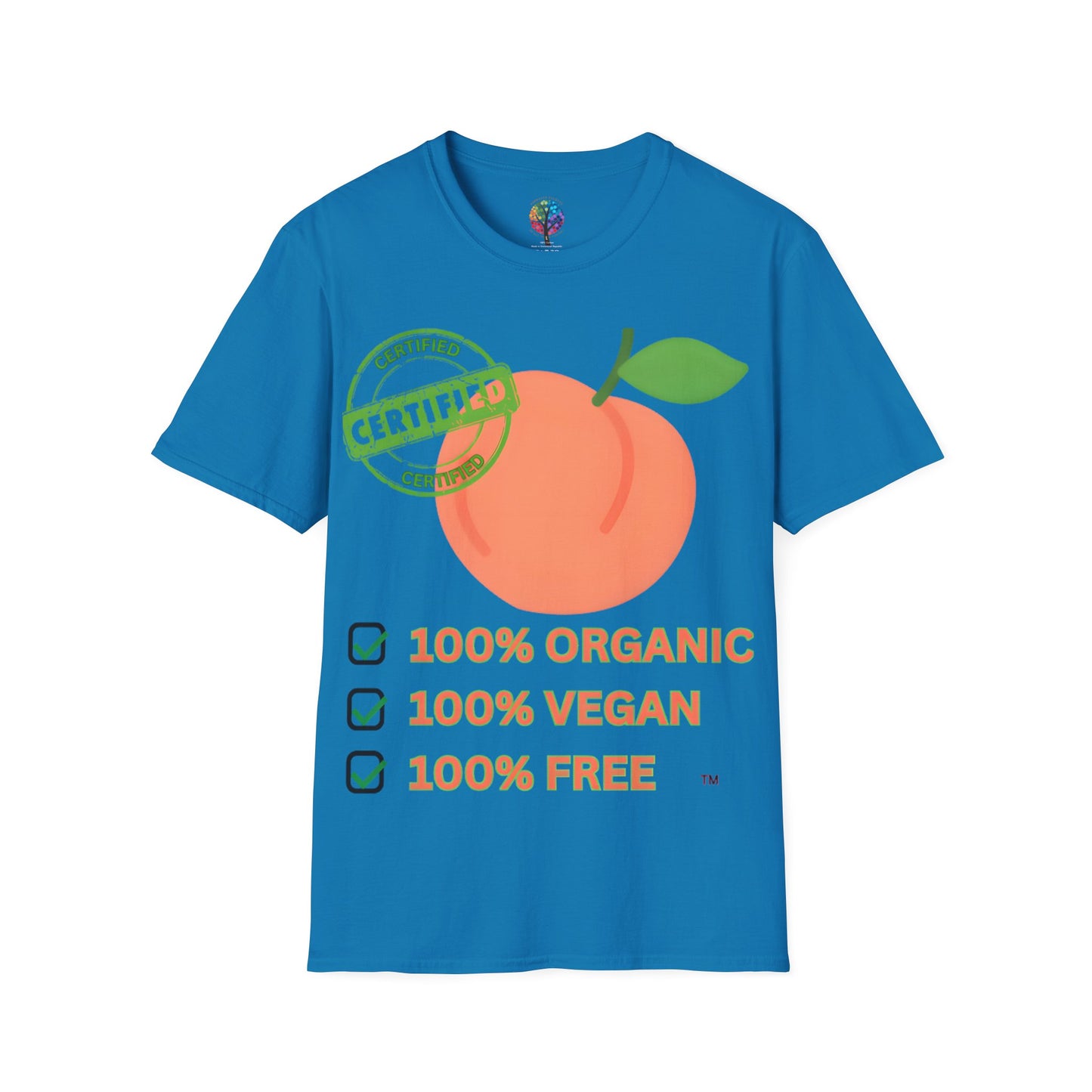 JUST PEACHY SOFTSTYLE T-SHIRT UNISEX