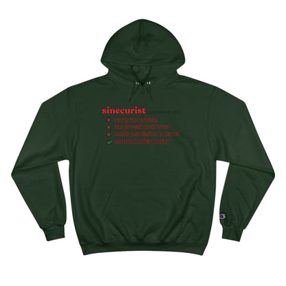 SINECURIST CHECK BOX HOODIE - UNISEX
