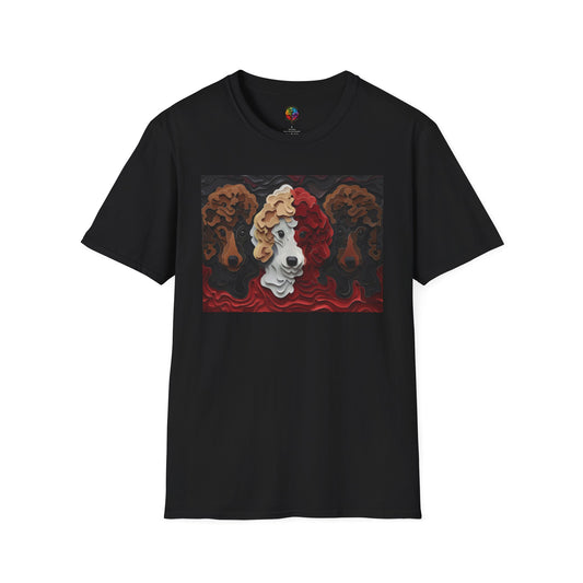 TOY POODLE TRIPLETS T-SHIRT UNISEX