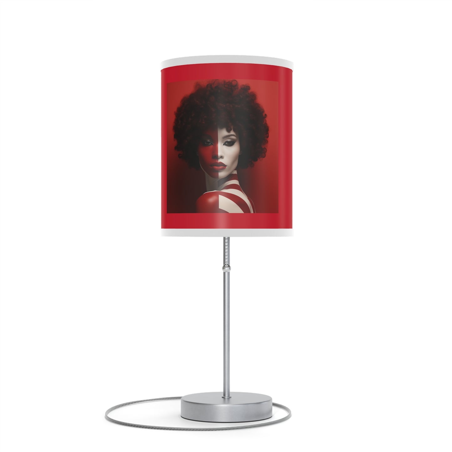DEL CRIMSON SYMMETRY LAMP ON A STAND, US|CA PLUG