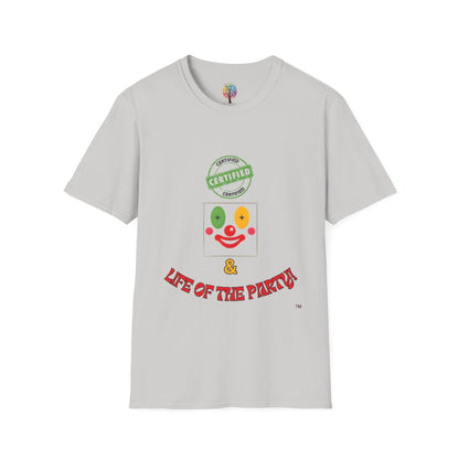 CERTIFIED CLOWN SOFTSTYLE T-SHIRT UNISEX