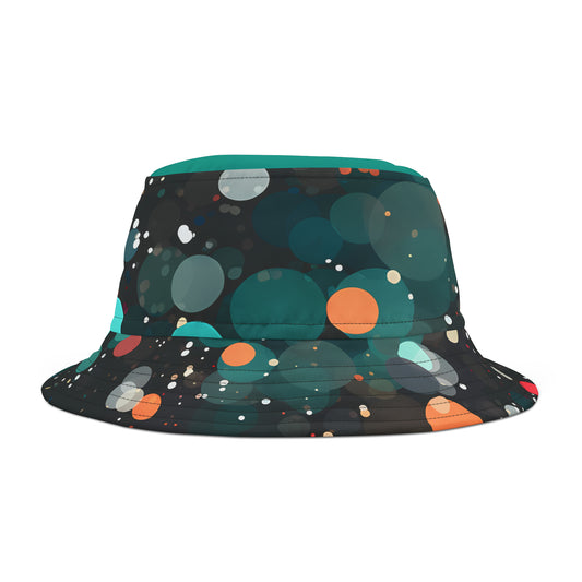 TEAL TOP GALAXY BUCKET HAT UNISEX