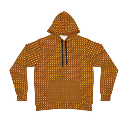 UNI GOLD PAISLEY UNISEX PULLOVER HOODY ATHLETIC HOODIE
