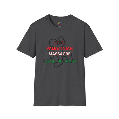 PALESTINE CEASE FIRE T-SHIRT UNISEX