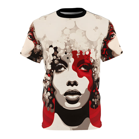 CRIMSON CURLS CUT & SEW TEE UNISEX