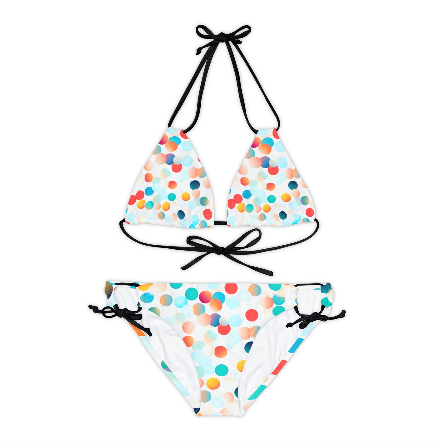 CIRCLES STRAPPY BIKINI SET