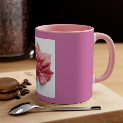 PAG PINK IVY WHITE FOUNDERS' MUG - CERAMIC 11OZ