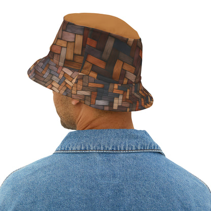 BROWN TOP HERRING BUCKET HAT UNISEX