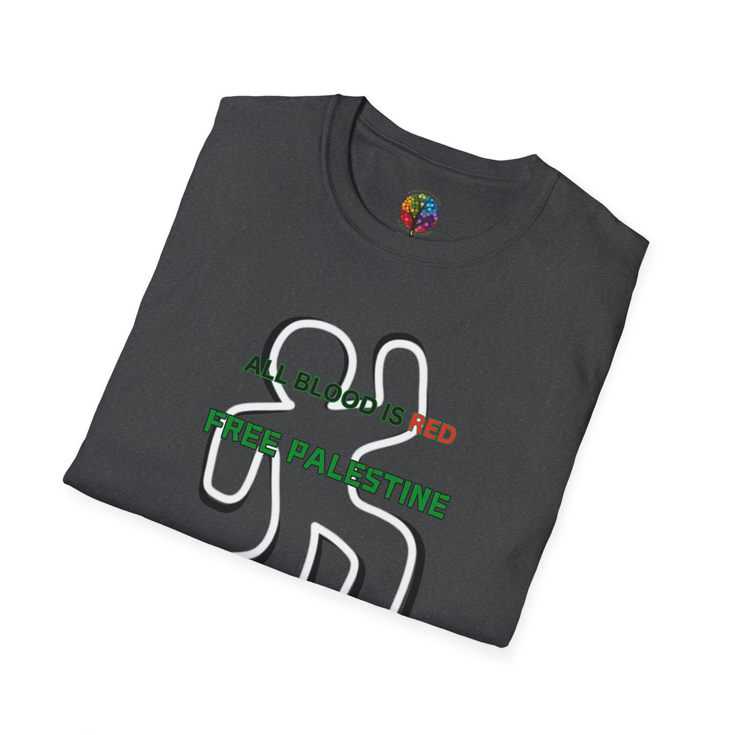 PALESTINE BLOOD RED T-SHIRT UNISEX