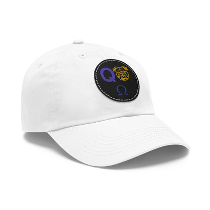 OME POWERED HAT WITH LEATHER PATCH (ROUND)