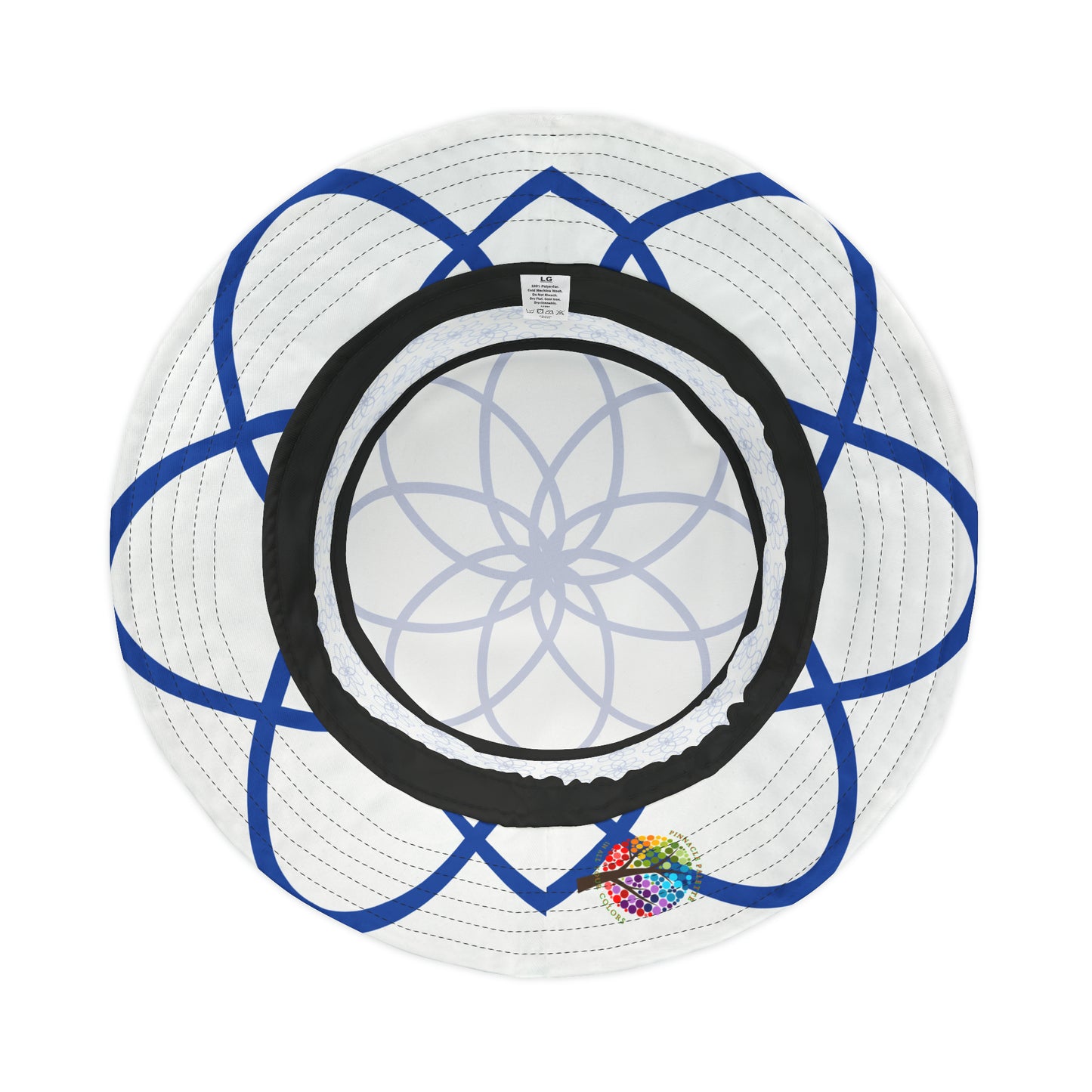 BLUE SPIRALS BUCKET HAT UNISEX