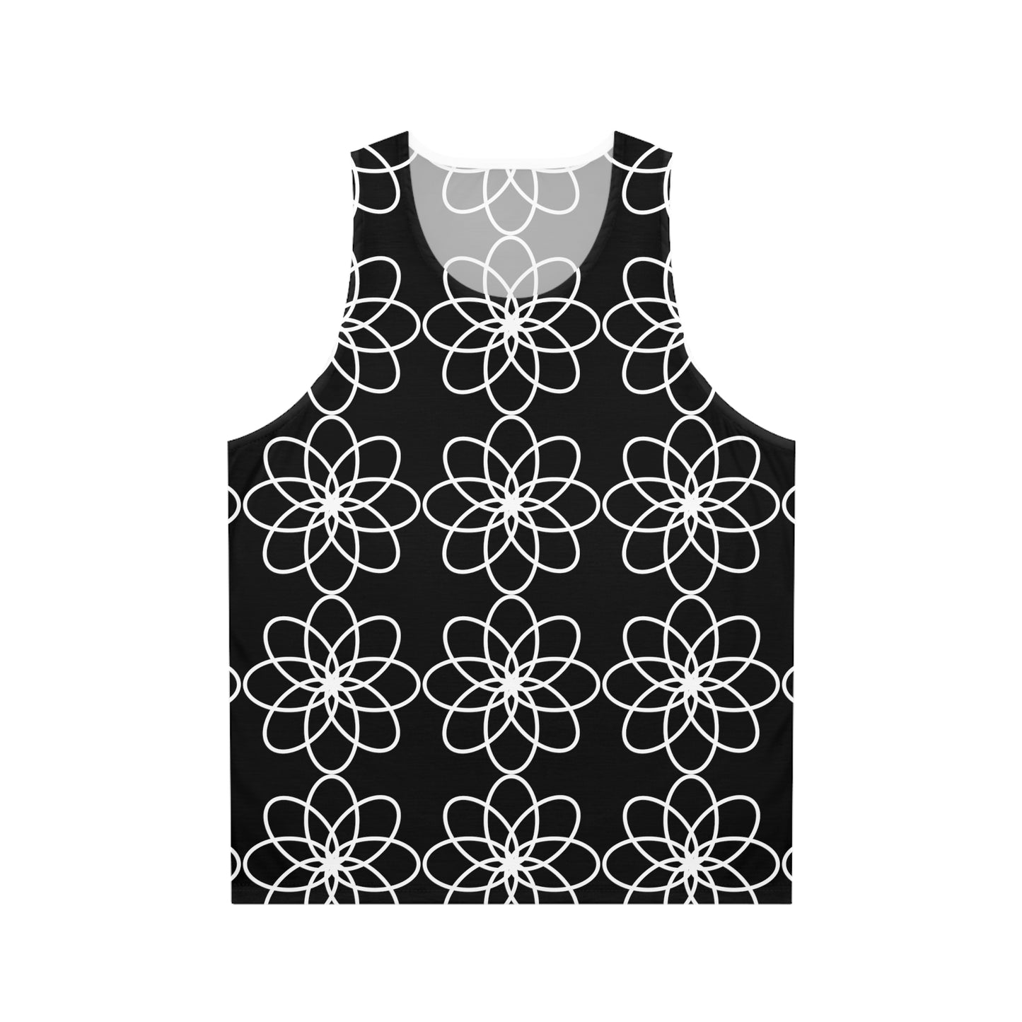 SPIRALS WHITE BLACK TANK