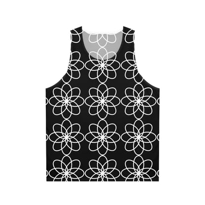 SPIRALS WHITE BLACK TANK