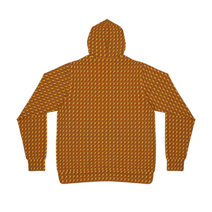 UNI GOLD PAISLEY UNISEX PULLOVER HOODY ATHLETIC HOODIE