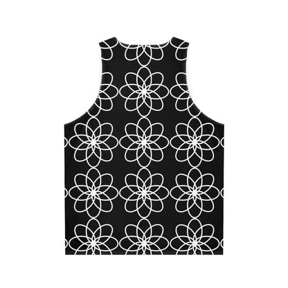 SPIRALS WHITE BLACK TANK
