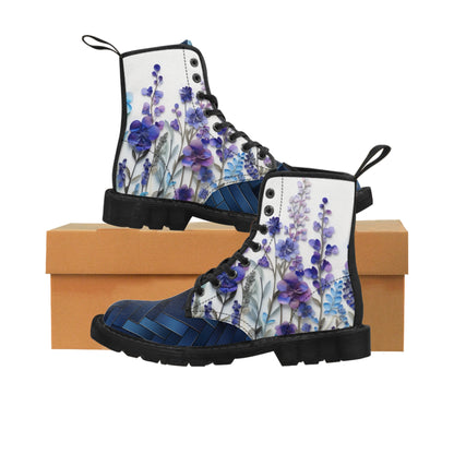FLORAL HERRING MEN'S CANVAS BOOTS