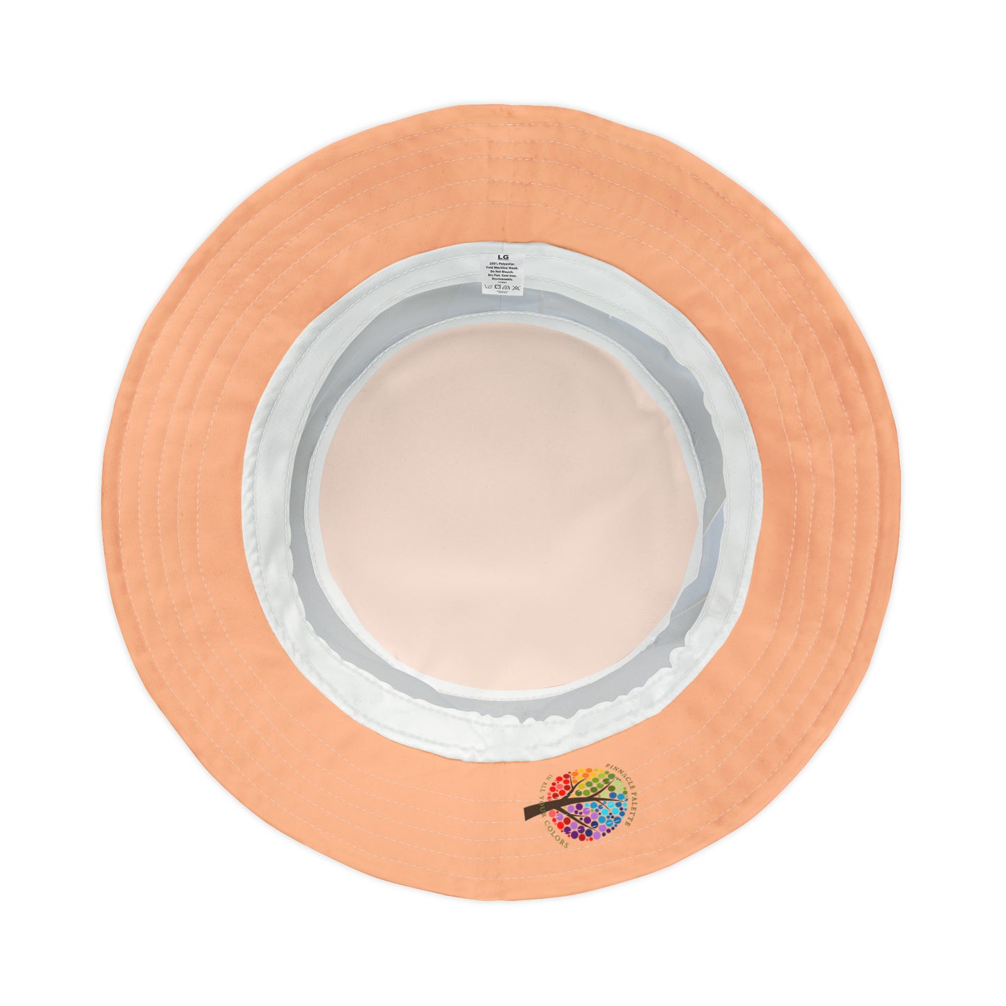 PEACH NAVY BUCKET HAT UNISEX