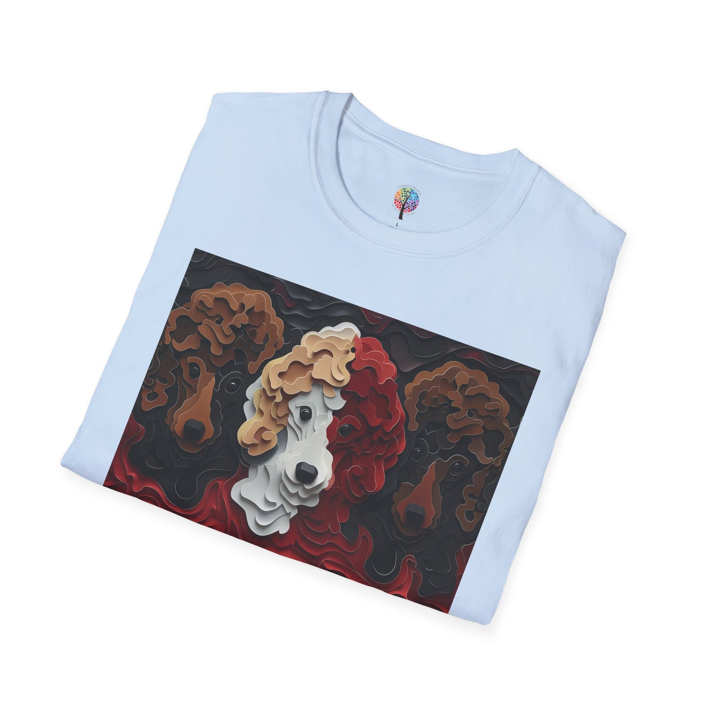 TOY POODLE TRIPLETS T-SHIRT UNISEX