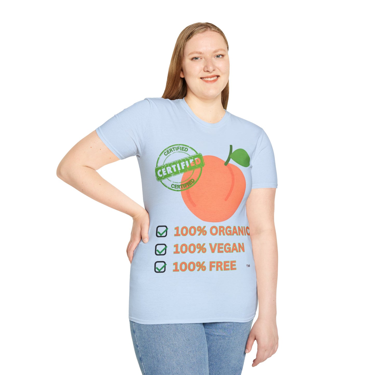 JUST PEACHY SOFTSTYLE T-SHIRT UNISEX