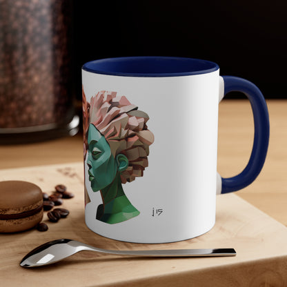 PAG SCULPTURED SISTERS CERAMIC MUG - 11OZ