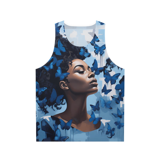 ZET BLUE BUTTERFLIES TANK