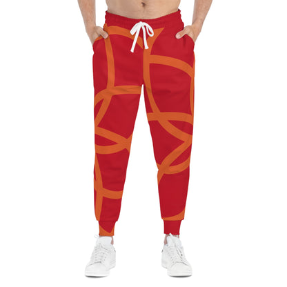 SPIRALS RED JOGGERS