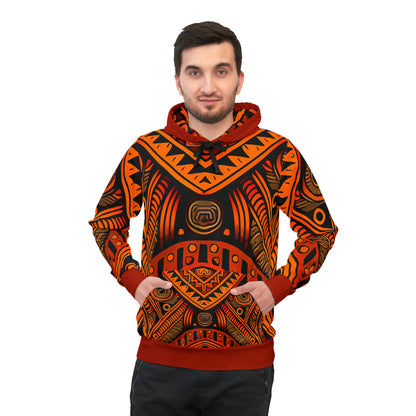RED HD RICH CLAY PULLOVER ATHLETIC HOODIE UNISEX