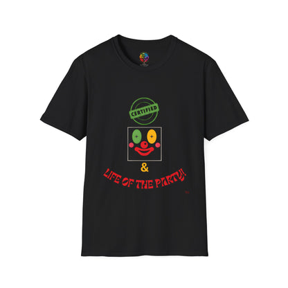 CERTIFIED CLOWN SOFTSTYLE T-SHIRT UNISEX