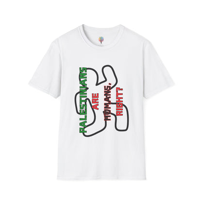 PALESTINE HUMAN RIGHTS T-SHIRT UNISEX