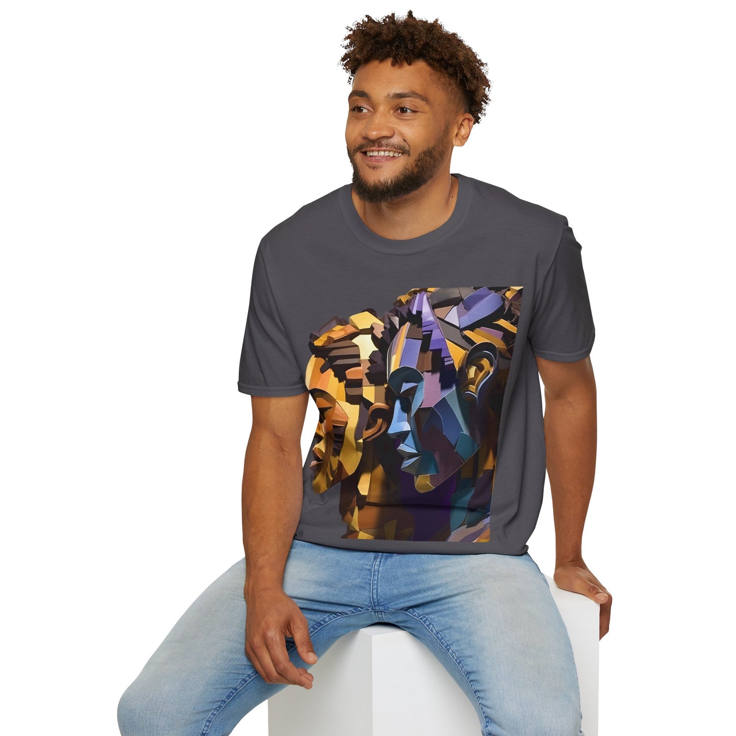 CARVED FACES SOFTSTYLE T-SHIRT UNISEX