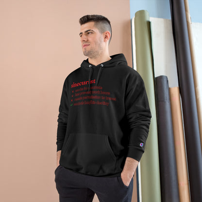SINECURIST CHECK BOX HOODIE - UNISEX