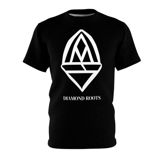 DIAMOND ROOTS BLACK TEE UNISEX