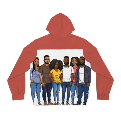 PEOPLE LIGHT WEIGHT RUST ZIP HOODIE MEN'S