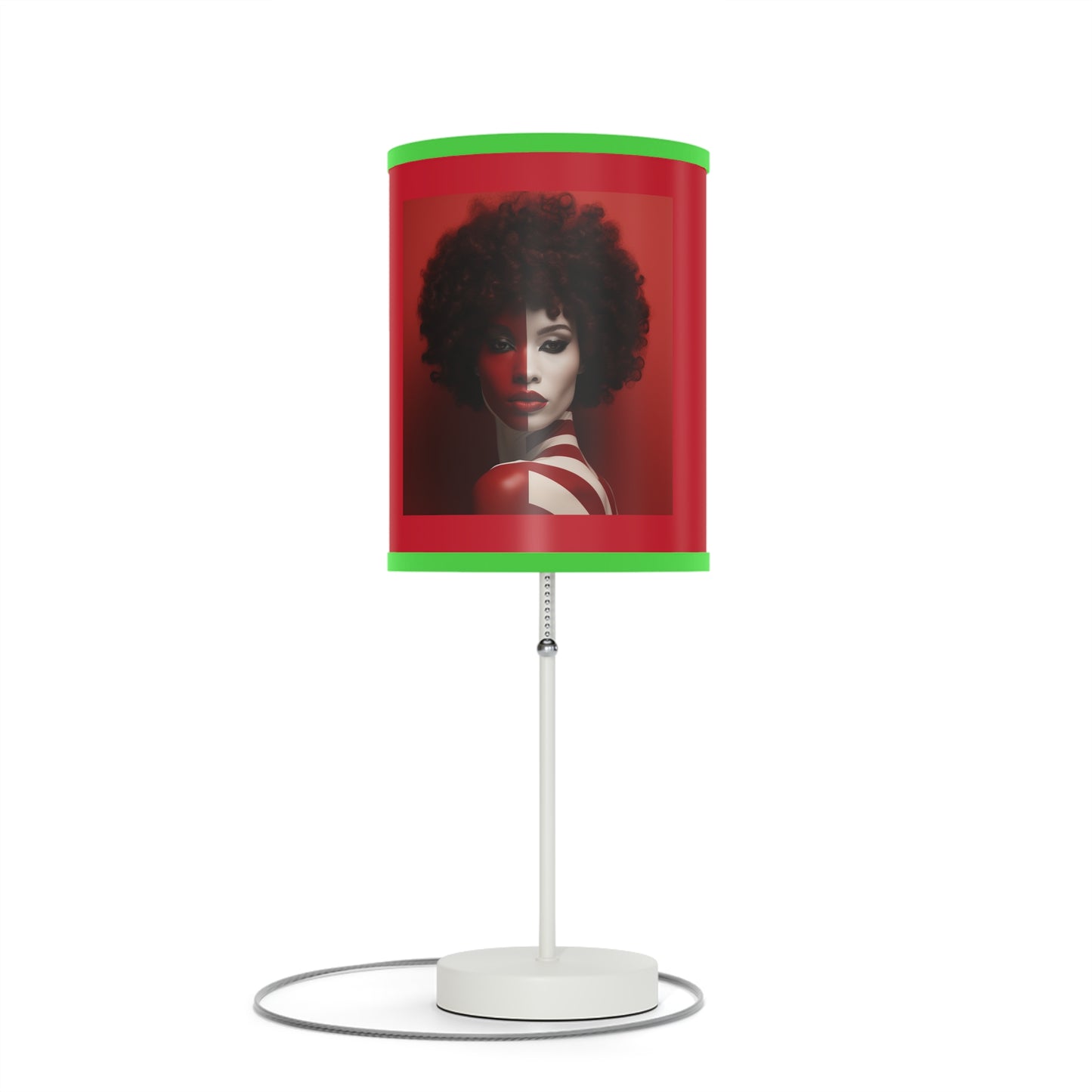 DEL CRIMSON SYMMETRY LAMP ON A STAND, US|CA PLUG