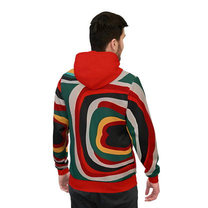 BOLD STROKES RED PULLOVER ATHLETIC HOODIE UNISEX