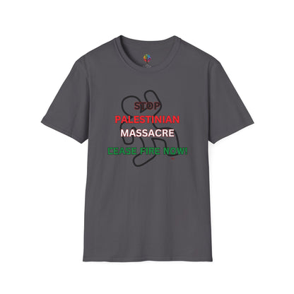 PALESTINE CEASE FIRE T-SHIRT UNISEX