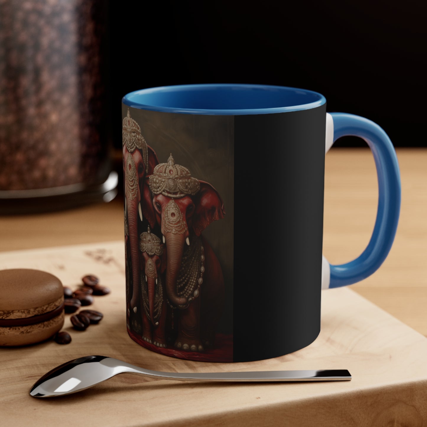 DEL PEARLED ELEPHANTS FOUNDERS' MUG CERAMIC - MUG 11OZ