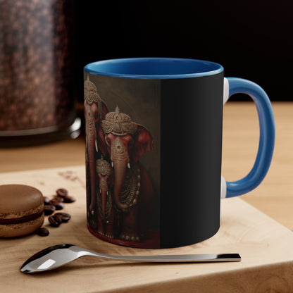 DEL PEARLED ELEPHANTS FOUNDERS' MUG CERAMIC - MUG 11OZ