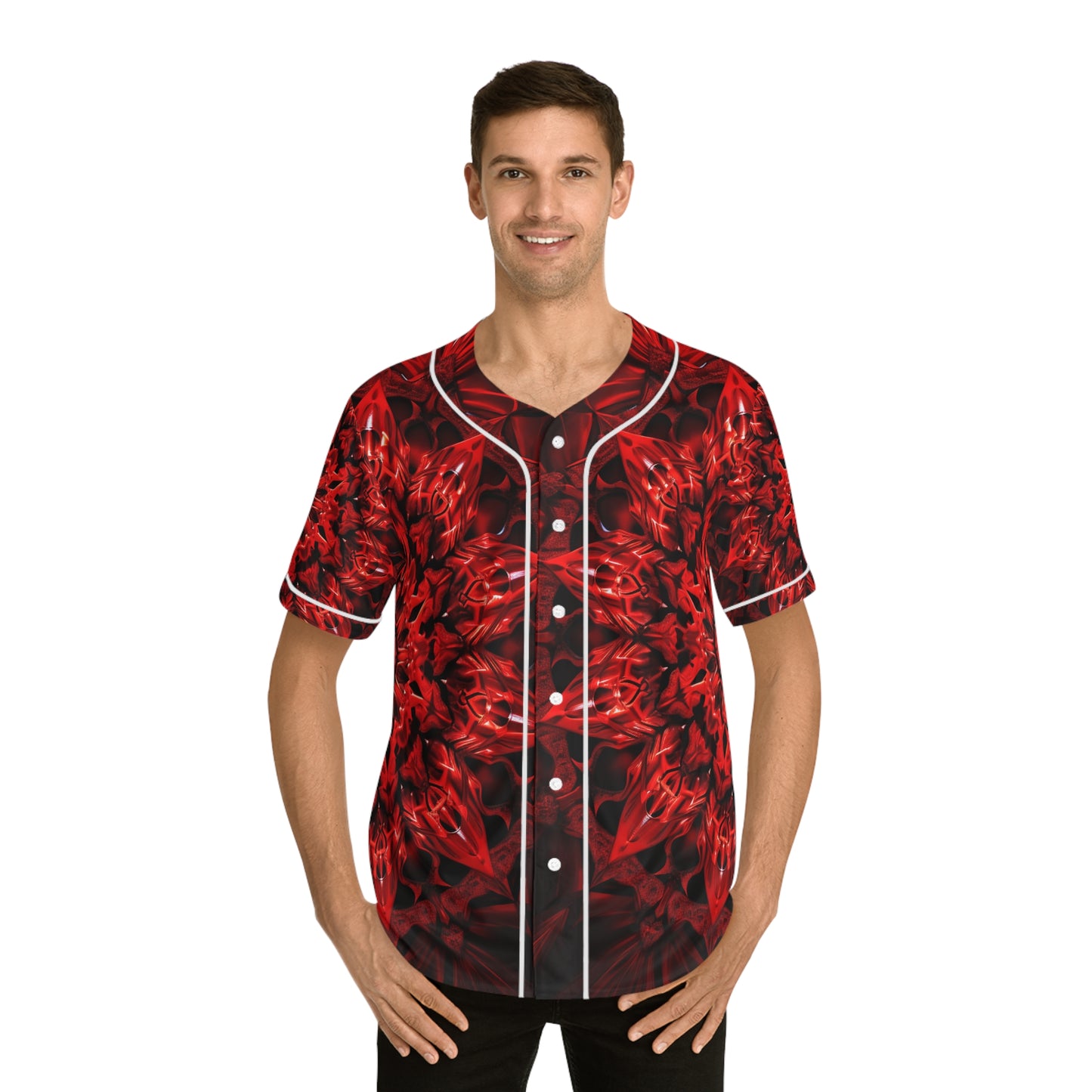 EYE TEST MEN'S BASEBALL JERSEY