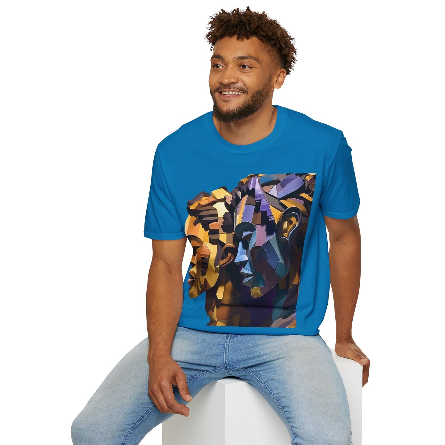 CARVED FACES SOFTSTYLE T-SHIRT UNISEX