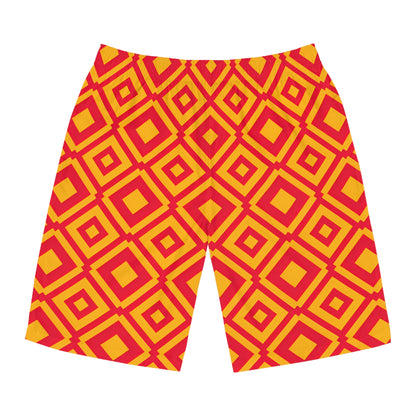 KC CHIEFS MOTIF BOARD SHORTS MEN'S