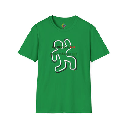 PALESTINE BLOOD RED T-SHIRT UNISEX